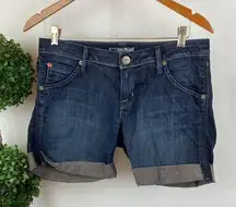 Hudson Blue Denim Jean Bermuda Shorts 29