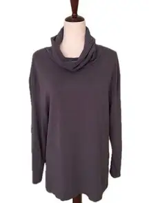 Matilda Jane  Brooklyn Fleece Pull over Sweatshirt Cowl Neck Tunic Women’s sz M