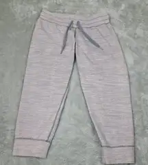 LULULEMON Womens Casual Golf Walking  Drawstring ‎ Pants Size 6 Grey