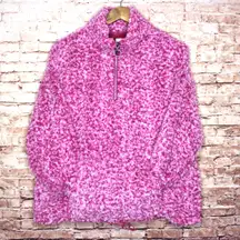 | Cozy ftest Sherpa Pink 1/4 Zip Jacket