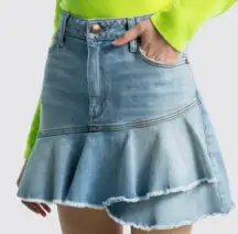 Alice & Olivia Denim Skirt