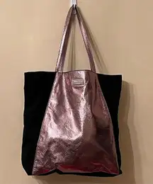 Jimmy Choo Parfums Black Velvet/Rose Gold Tote