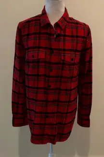 NWT JCrew Ted Plaid Flannel Shirt Sz 8