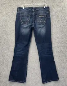 Wrangler Retro Mae Mid Rise Bootcut Jeans Western Rodeo Cowgirl Women 11/12 x 31