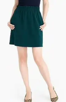 J. Crew Wool Blend Sidewalk Skirt, Evergreen - size 10