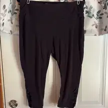 Xersion Black Leggings High Waist Capri