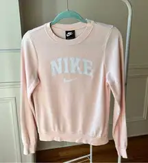 women’s pink sweatshirt, size XS