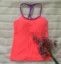 Lorna Jane Neon Workout Tank M