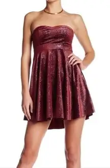 Free People sparkly velvet mini dress Size XS