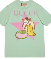 Gucci x Star Bananya graphic-print cotton T-shirt Size S