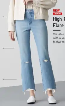 Uniqulo High-rise Skinny Flare Jeans (30)