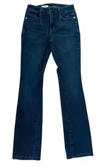 Pilcro the Leterpress high rise crop straight jeans size 25