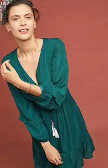 DOLAN Left Coast Tassel Ruffle‎ Mini Dress Sz XS