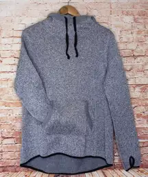 | Heathered Grey Long Length Hoodie