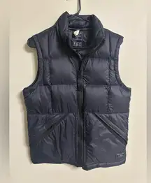 Abercrombie & Fitch Down Puffer Vest Womens Size XS Black