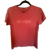 Women's Comfort Colors Coral Seaside Short Sleeve Tee S