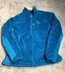 Mountain hard wear Blue Fleece Zip-Up Jacket XL