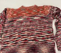 Greylin Red and Cream Patterned Sweater