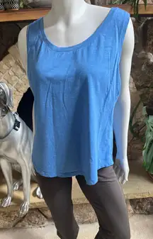 Columbia Polyester Blend Blue Tank Top Women’s Size XL