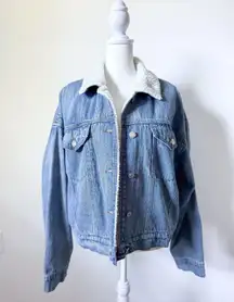 Sherpa Lined Denim Jacket