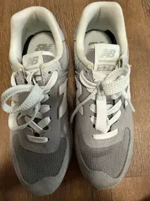 Grey New Balance 574+ Sneakers