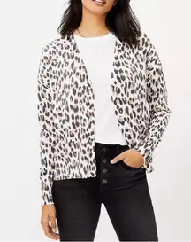 NWT cheetah vneck cardigan