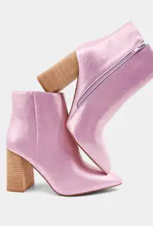 SheShop Pink Veronica Boots