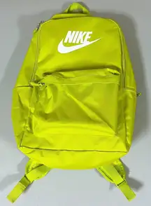 Nike Lime Green Neon Logo Sports School Backpack Bag 💚