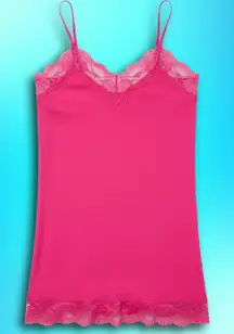 Size Small Energie Stretchy Spandex Lace Pink Camisole