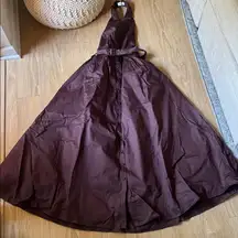 NWT Meshki CINDY COLLARED MIDI DRESS IN CHOCOLATE