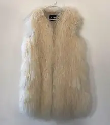 Lamb fur vest coat