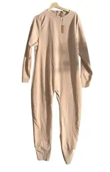 Skims Womens Beige Clay NEW Summer PowerMesh One Piece Jumpsuit Spring Sz 4X