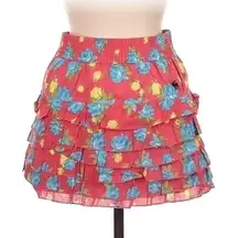 Vintage Abercrombie & Fitch | Floral Y2K Rare Moose Logo Mini Skirt Size M