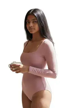 Intimately Free People Long Sleeve Bodysuit - Size Small