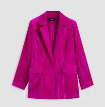 Velvet Pink Blazer 