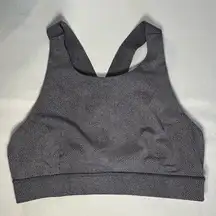 Lululemon • Fast & Free Sports Bra In Dusky Lavender Black Polka Dots Size XS