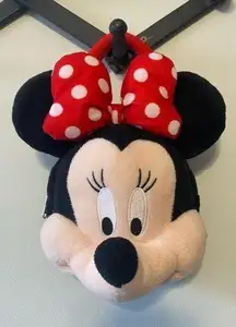 DISNEY MINNIE MOUSE COLLECTABLE PLUSH 3D MINNIE MOUSE PURSE BAG