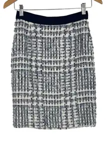 Kate Spade New York Women's Kylie Tweed Metallic Boucle Pencil‎ Skirt Size 2
