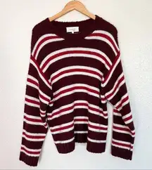 The great burgundy striped sweater 2