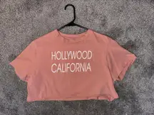 Hollywood California Crop Top