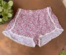 floral shorts