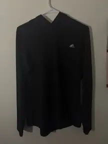 Adidas Black Long Sleeve Shirt with hood
