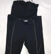 Forever 21 Size Small Activewear Leggings W/Rose Gold Trim & Black Tank Top