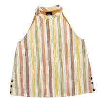 W5 Anthropologie Colorful Stripe Summer Casual Tank Top