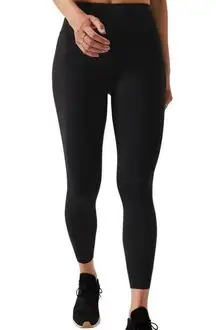 Athleta Accelerate 7/8 Tight SwiftLite Zip Pocket Trail Running Black Small