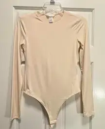 Cream Long Sleeve Bodysuit size S