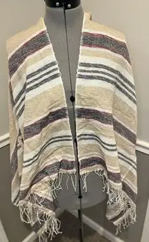 J.Crew Cape Scarf in Mixed Stripe NWT