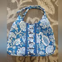 Vera Bradley large hobo blue lagoon purse