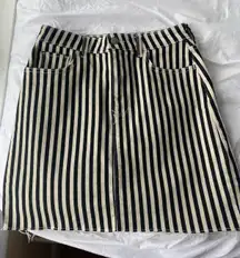 WORN ONCE  JEAN SKIRT