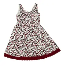 Red And White Cherry Dress